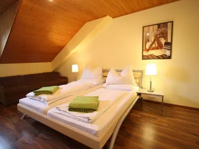 Ein Bett oder Betten in einem Zimmer der Unterkunft Apartment in Krispl near Hiking Trails