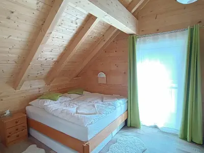 Ein Bett oder Betten in einem Zimmer der Unterkunft Ferienwohnung Ardning