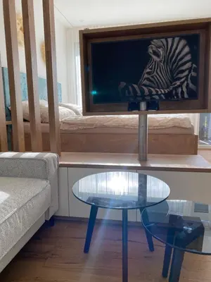 Ein Bett oder Betten in einem Zimmer der Unterkunft Seeblick 219
