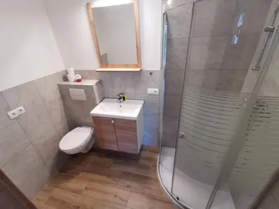 Ein Badezimmer in der Unterkunft Ferienwohnungen Steinbichl