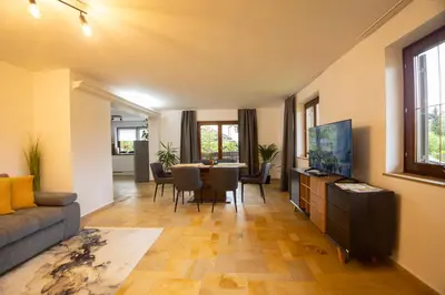 TV/Unterhaltungsangebot in der Unterkunft Jubiläum Apartment