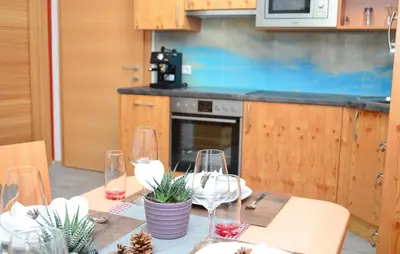 Küche/Küchenzeile in der Unterkunft Ferienwohnung - Weißpriach