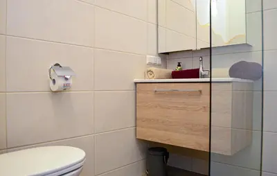 Ein Badezimmer in der Unterkunft Ferienwohnung - Weißpriach