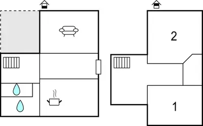 Grundriss der Unterkunft Ferienwohnung - Weißpriach