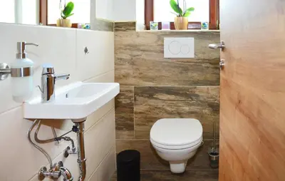 Ein Badezimmer in der Unterkunft Chalet In Mariapfarr