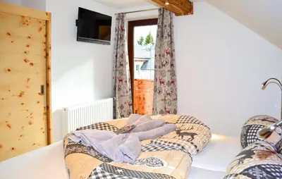 Ein Bett oder Betten in einem Zimmer der Unterkunft Chalet In Mariapfarr