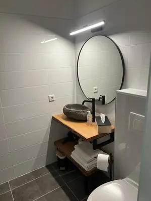 Ein Badezimmer in der Unterkunft Wolfgangsee Ferienappartement Seeliebe
