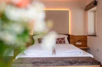 Ein Bett oder Betten in einem Zimmer der Unterkunft Biohof Greflgut