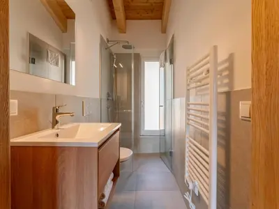 Ein Badezimmer in der Unterkunft Grebenzen Lodge 51B