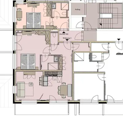 Grundriss der Unterkunft T-Lodge Zauchensee