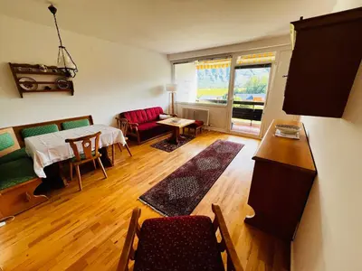 Ein Sitzbereich in der Unterkunft GAMSBLICK Bad Aussee Ferienwohnung