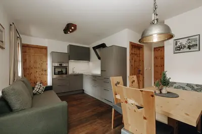Küche/Küchenzeile in der Unterkunft Hubertus - Das Landhaus
