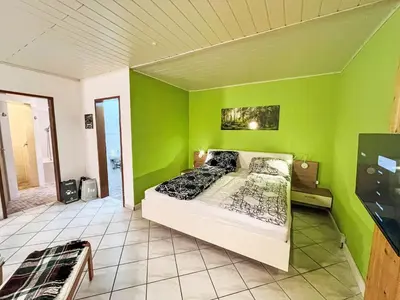 Ein Bett oder Betten in einem Zimmer der Unterkunft Holiday Home LuxuSölk-5 by Interhome