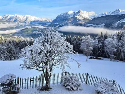 Naturlandschaft in der Nähe des Chalets