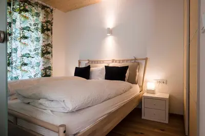 Ein Bett oder Betten in einem Zimmer der Unterkunft Green Lodge