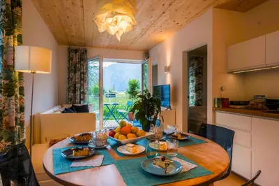 Küche/Küchenzeile in der Unterkunft Green Lodge