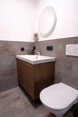 Ein Badezimmer in der Unterkunft Suite Apartment modern getaway - Neu renoviert - Strobl am Wolfgangsee
