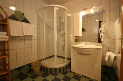 Ein Badezimmer in der Unterkunft Appartements Pichlhof