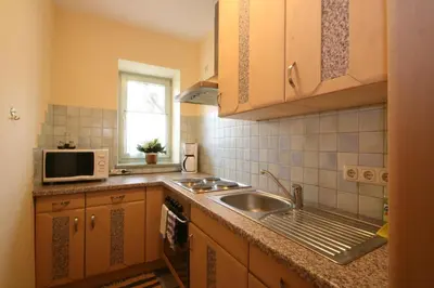 Küche/Küchenzeile in der Unterkunft Appartements Pichlhof