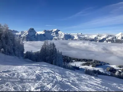 Hike & Ski-in Ski-out Mountain View Apartment for Family & Friends im Winter