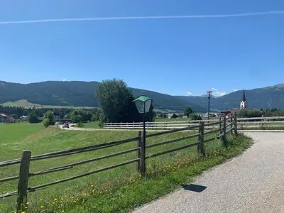 Naturlandschaft in der Nähe des Chalets