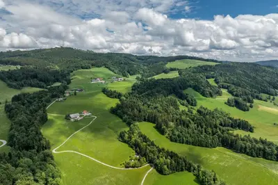 Naturlandschaft in der Nähe der Ferienwohnung