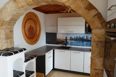 Küche/Küchenzeile in der Unterkunft Appartement Wagnerhof