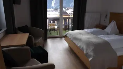 Ein Bett oder Betten in einem Zimmer der Unterkunft Pension Geissler-Reicher