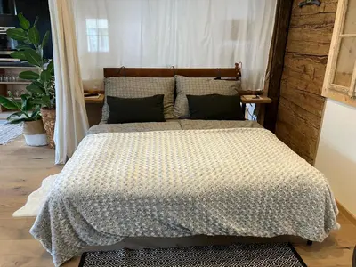 Ein Bett oder Betten in einem Zimmer der Unterkunft Anno 1763