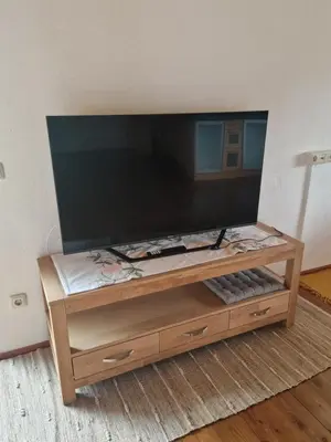 TV/Unterhaltungsangebot in der Unterkunft Wohnung mit Garten