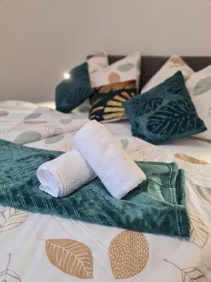 Ein Bett oder Betten in einem Zimmer der Unterkunft Apartment Crema