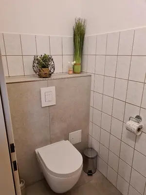 Ein Badezimmer in der Unterkunft Apartment Crema