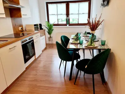 Küche/Küchenzeile in der Unterkunft Apartment Crema