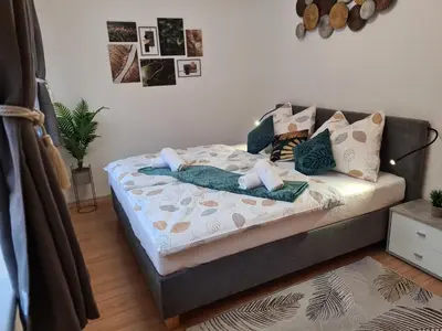 Ein Bett oder Betten in einem Zimmer der Unterkunft Apartment Crema