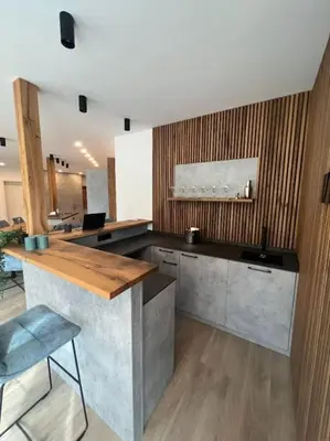 Küche/Küchenzeile in der Unterkunft Penthouse Lorenzerhof