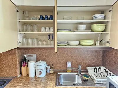 Küche/Küchenzeile in der Unterkunft Apartment Berg und Bach - Lakes 5min, Salzburg 20min