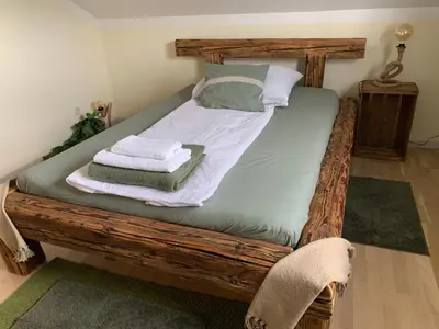 Ein Bett oder Betten in einem Zimmer der Unterkunft Appartement Kammblick