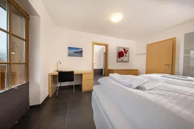 Ein Bett oder Betten in einem Zimmer der Unterkunft Panorama Chalet Amadé
