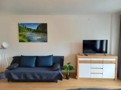 TV/Unterhaltungsangebot in der Unterkunft Apartment Auszeit Strobl