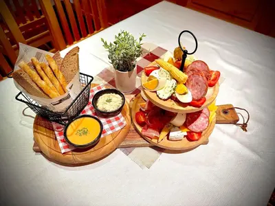 Essen im Hotel oder in der Nähe