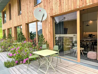 Ein Balkon oder eine Terrasse in der Unterkunft Apartment Hideaway Planneralm by Jufa Hotels-3 by Interhome