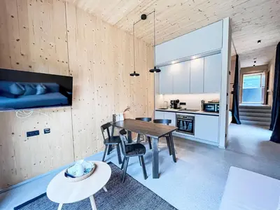 Küche/Küchenzeile in der Unterkunft Apartment Hideaway Planneralm by Jufa Hotels-1 by Interhome