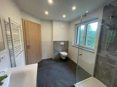 Ein Badezimmer in der Unterkunft Ferienwohnungen Steindl