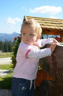 Kinder, die in der Unterkunft Haus Sonnblick übernachten