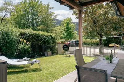 Ein Garten an der Unterkunft Alte Fischerei - Apartments am See