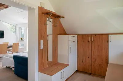 Küche/Küchenzeile in der Unterkunft Alte Fischerei - Apartments am See