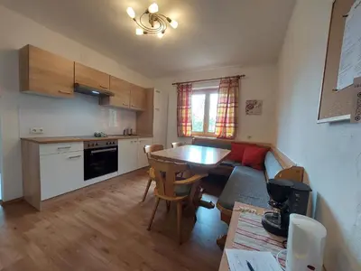 Küche/Küchenzeile in der Unterkunft Ferienappartment Hölzl