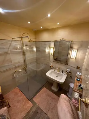 Ein Badezimmer in der Unterkunft Nannerls Penthouse