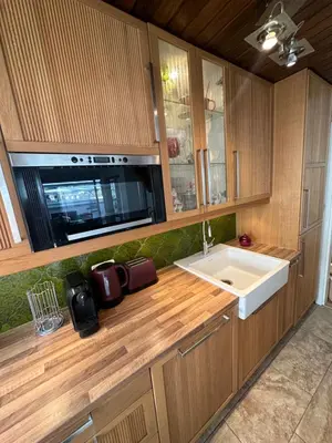 Küche/Küchenzeile in der Unterkunft Nannerls Penthouse