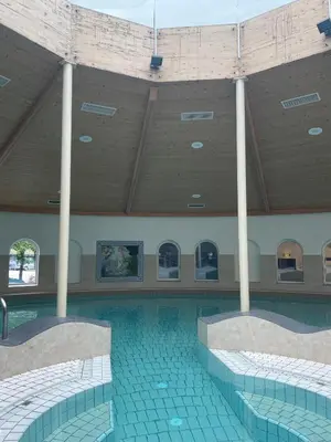Der Swimmingpool an oder in der Nähe von OptimaMed Gesundheitsresort Bad Wimsbach
